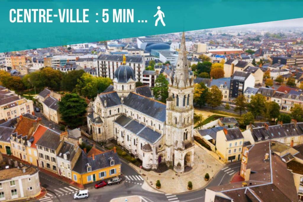 Le Petit Faubourg • Fibre • Proche Centre-Ville Châteauroux Extérieur photo